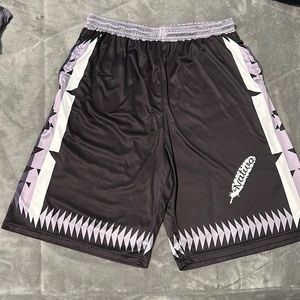 Native basketball shorts